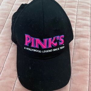 PINK’sLA Black Baseball Cap
